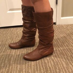 Steve Madden Candence Tan Leather Boots
